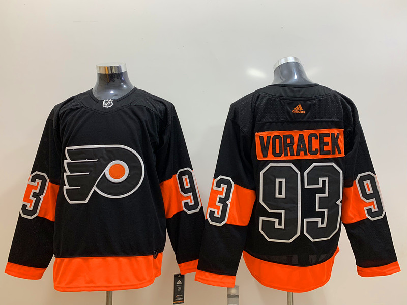 Men's Philadelphia Flyers Jakob Voracek #93 Black Jersey Men's Philadelphia Flyers Jakob Voracek #93 Black Jersey